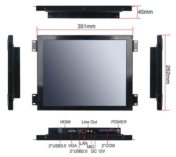 industrial all in one pc interfaces