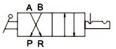 Wiring Diagram of 4 Way 2 Position Air Hand Lever Valve