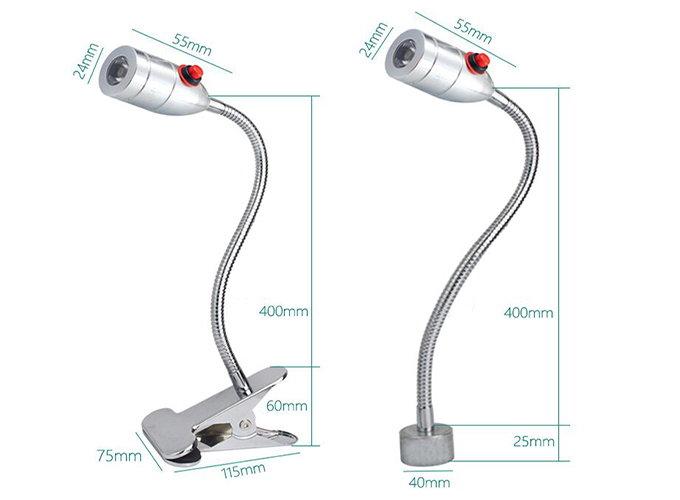 Dimension of machine tool lighting of 6002