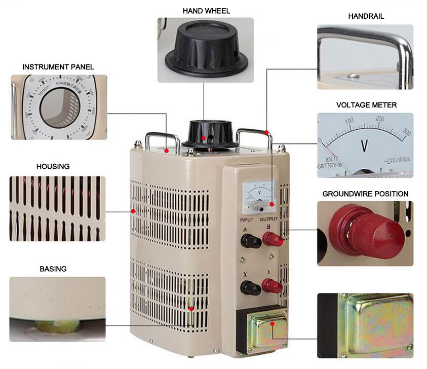 15 kVA single phase variac voltage regulator