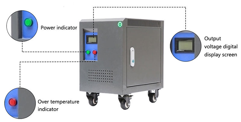 3 kVA Isolation Transformer, Single Phase, 208V to 240V(图2) Single phase isolation transformer details