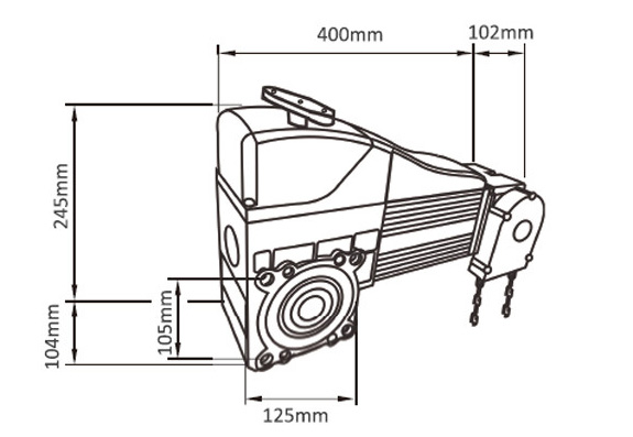 ATO500W Industrial Door Opener