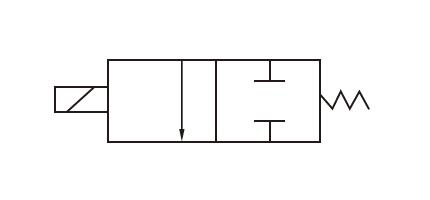 2-Way Solenoid Valve Symbol