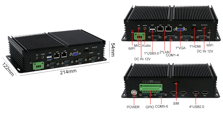 industrial pc rich interfaces