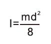 Formula of moment of inertia of pneumatic rotary actuator