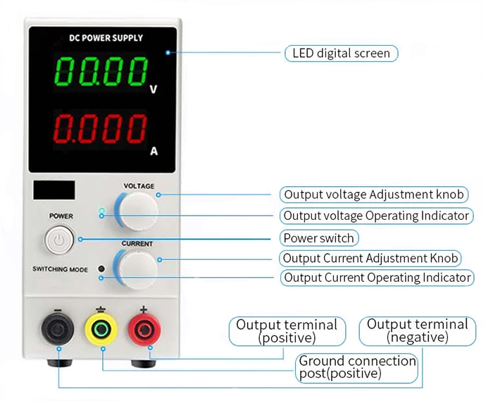 DC power supply detail features