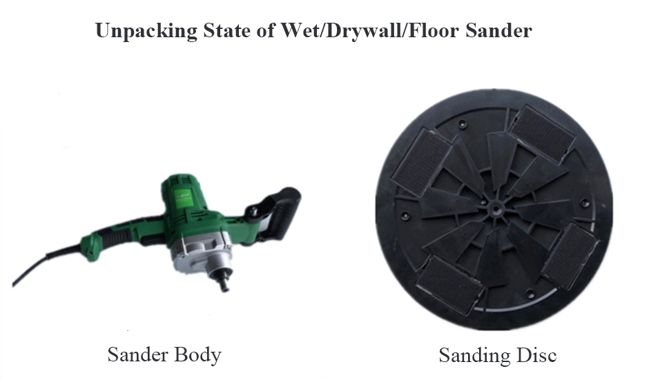 Unpacking State of the Wet/Drywall/Floor Sander