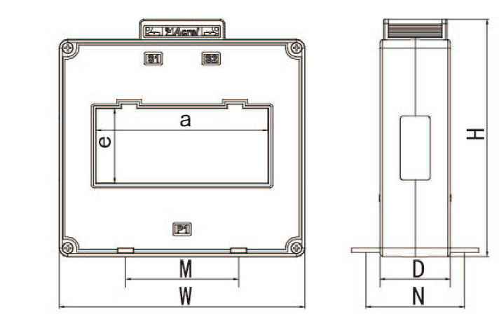 Current transformer dimension 1500 5a