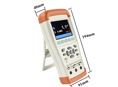 Dimension Drawing of Hand-held LCR Meter, 100Hz~100kHz