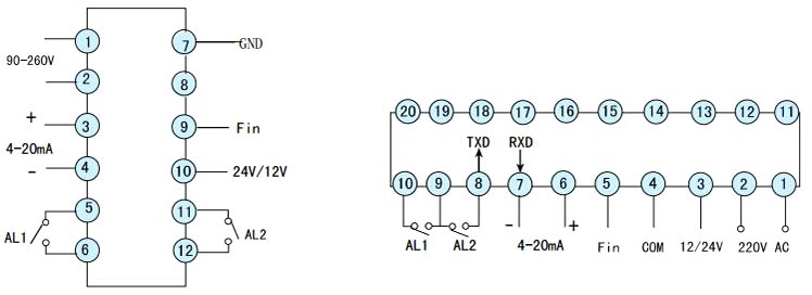 Digital counter wiring diagram