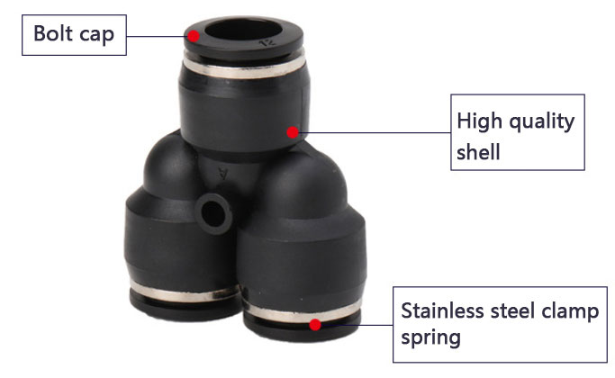 6mm Air line fitting detail