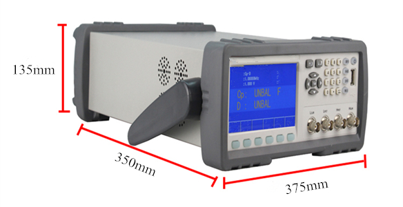 Dimension Drawing of Digital LCR Meter, 50Hz~200kHz