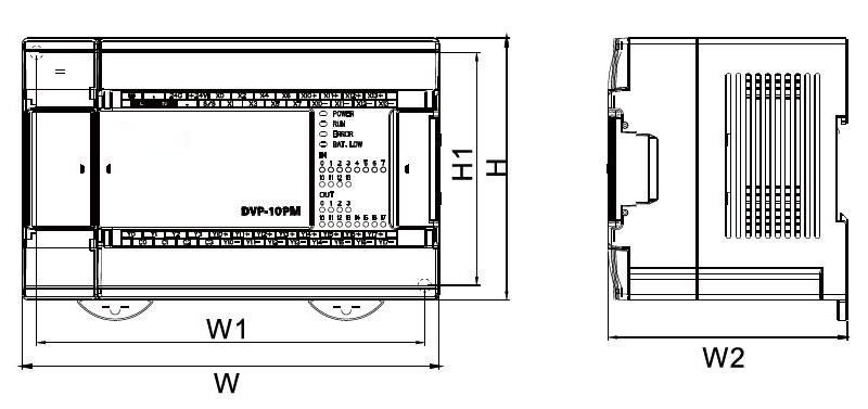 Motion Controller Dimensions