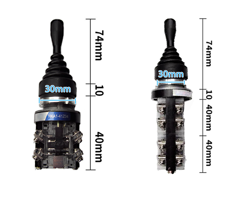 Joystick switch dimension