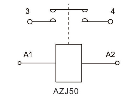 50A dc contactor circuit diagram