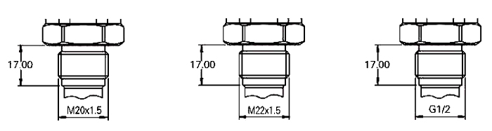 Thread type of capacitance level sensor