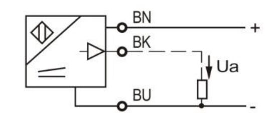 Wiring diagram of proximity sensor of LR18X 0-10v