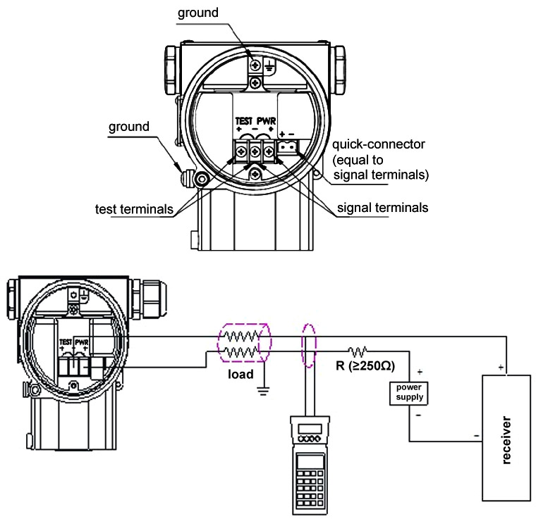 Differential pressure transducer wiring diagram