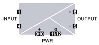 DC voltage transducer for bidirectional voltage 10mV to 1000V wiring