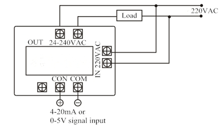 Wiring Diagram of Voltage Regulator Module Single Phase Active