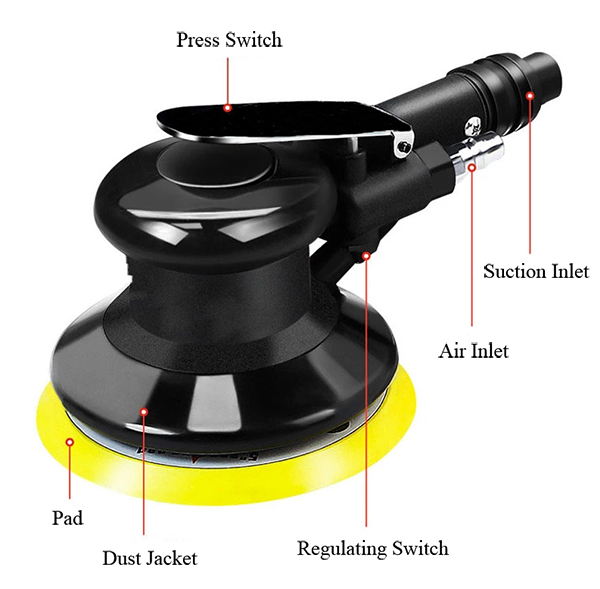 Air Sander Structure Diagram