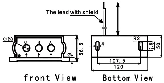 3 Phase AC Current Transducer 0.5A/1A/2A/5A/10A/20A/50A to 80A(图1)