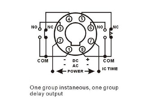 Mode 2 Timer Relay Switch Connection Diagram