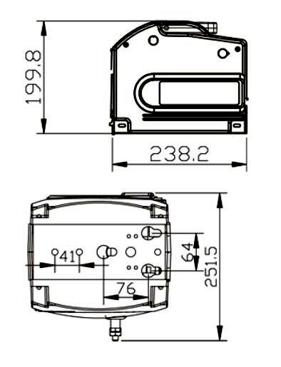 Dimensions of 2000 lbs 12V Electric Boat Trailer Winch