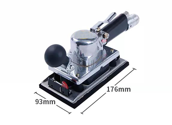 Square Sander Dimension Drawing (Take the sander with 93*176mm sanding disc as example)