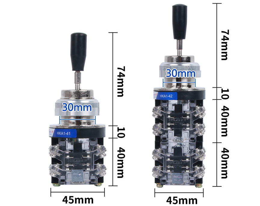 Dimension of joystick switch of HKA1