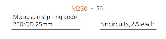 25mm Miniature Capsule Slip Ring Connector Model Description