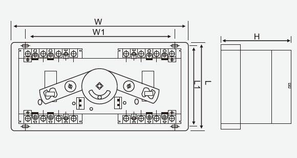 800 Amps Automatic Transfer Switch Dimensions