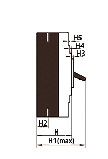 Diemension of molded case circuit breaker 2