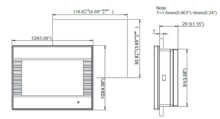 CHN-DOP-B03S211 dimension